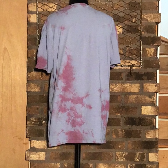 Paperbacks t-shirt cotton purple tie-dye L - Picture 2 of 3